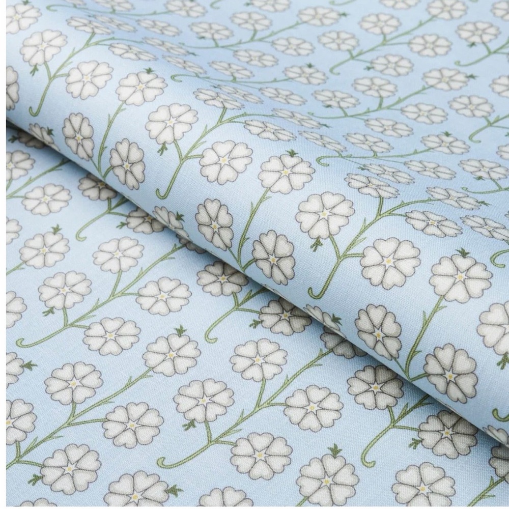Schumacher Fabric - Gardenia print - 1 Yard